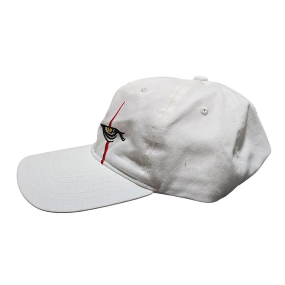 IT Chapter 2 Pennywise Eyes Hat Embroidered Clown Face Horror Cap Adjustable Wht - Picture 5 of 9